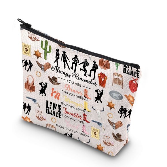 Line Dance Tote Bag Country Music Line Dancing Gifts Line Dancer Gifts Line :o) - Picture 1 of 7